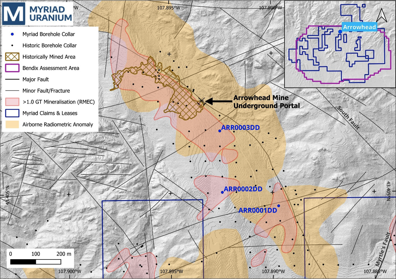 figure-2.-drilled-locations-at-arrowhead-and-the-extent-of-historical-mining